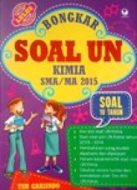 Image of Bongkar Soal Ujian Nasional Kimia SMA/MA 2015