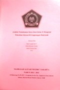 KTI- Analisis Pemahaman Siswa Siswi Kelas X Mengenai Pelecehan Seksual Di Lingkungan Madrasah