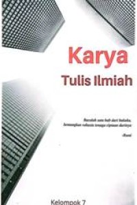 Image of Karya Tulis Ilmiah